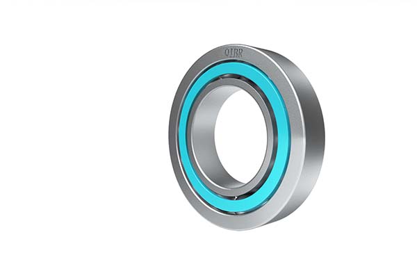 What is the effect of the contact angle of angular contact bearings