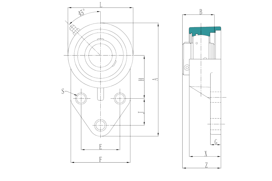 Corrosion Protection Mounted Bearing Units