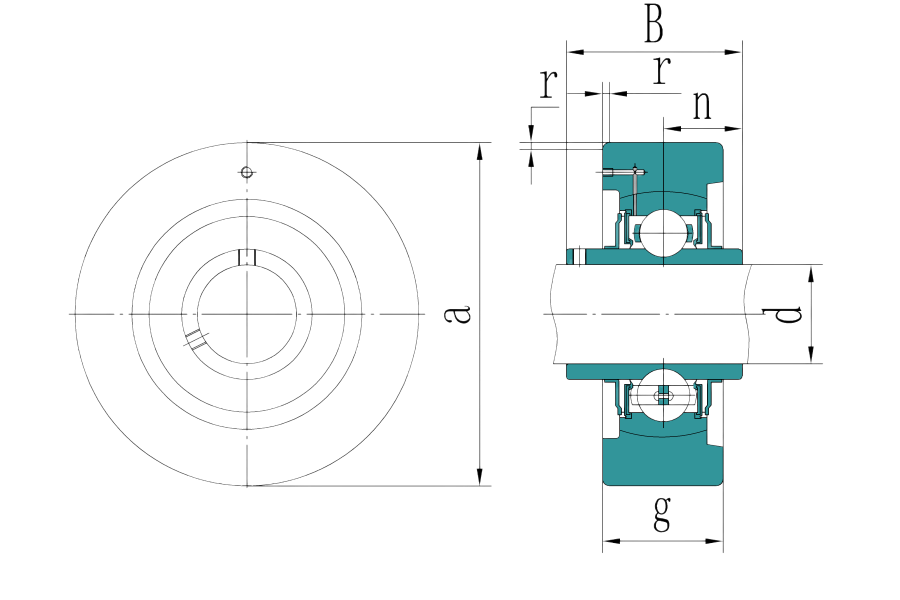 Bearing Unit with Round Housing"C, CX"