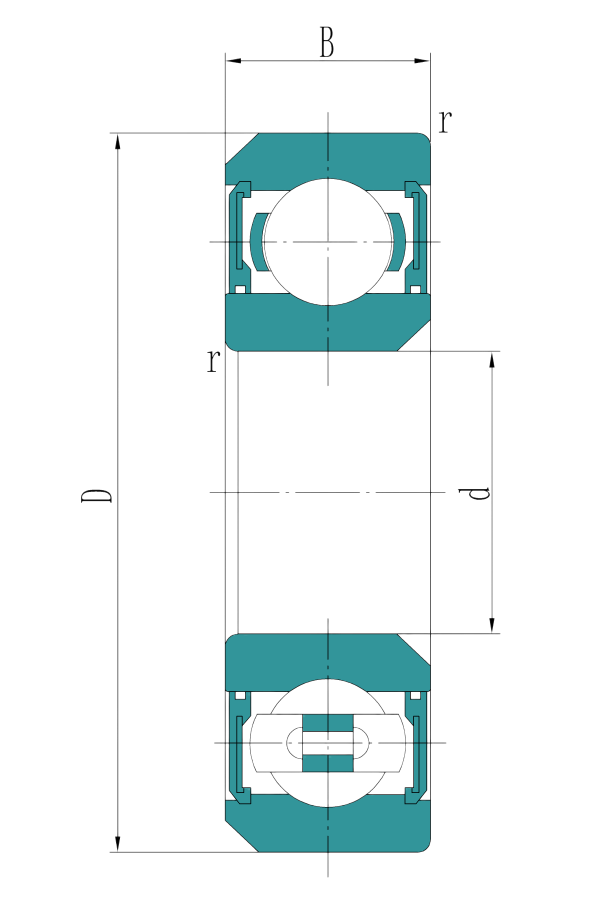 Bicycle bearing series