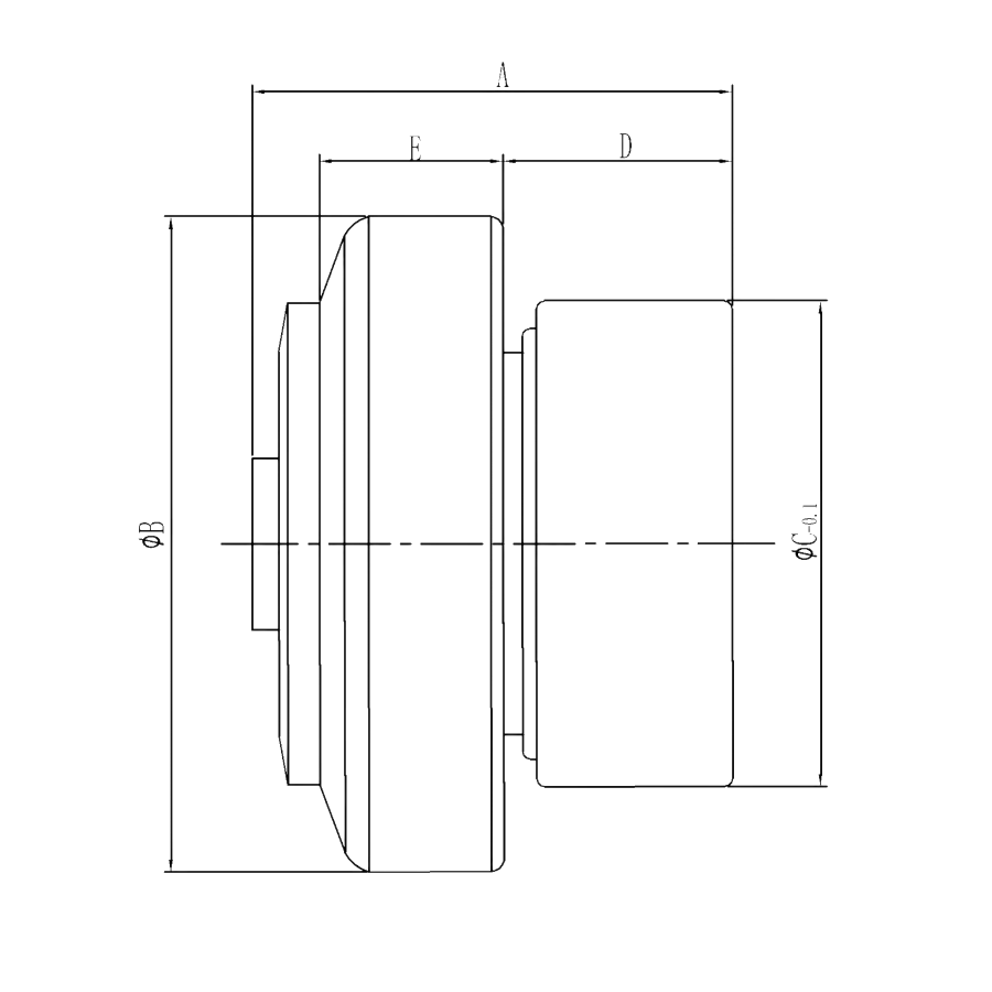 Bearing with combined bolt Type KB & Type KB PR