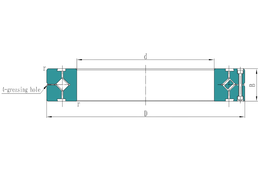 Cross Cylindrical Roller Bearing