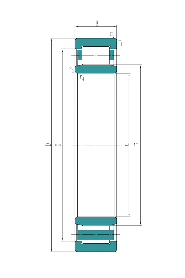 Single row cylindrical roller bearings
