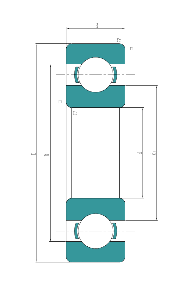 Single Row Deep Groove Ball Bearing