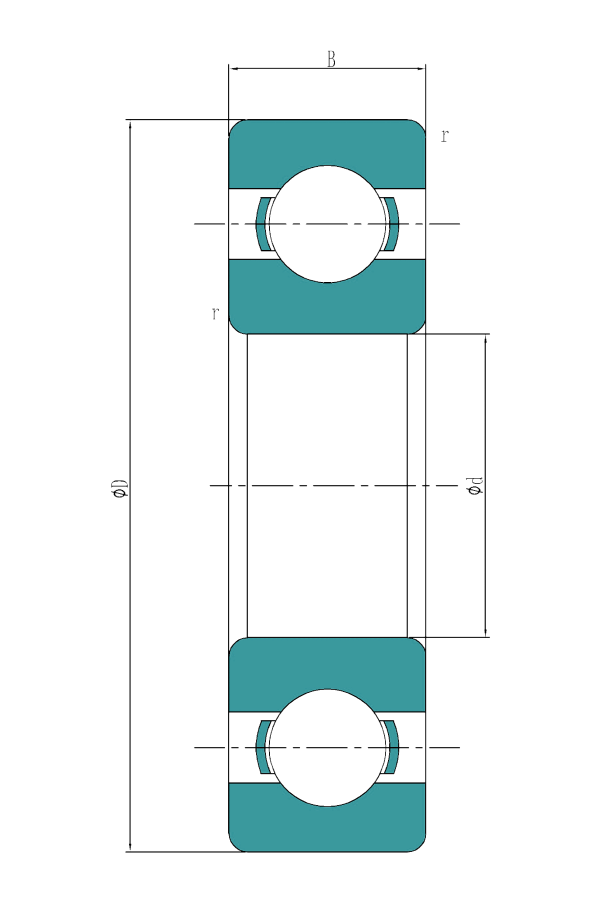 Ceramic Deep Groove Ball Bearing