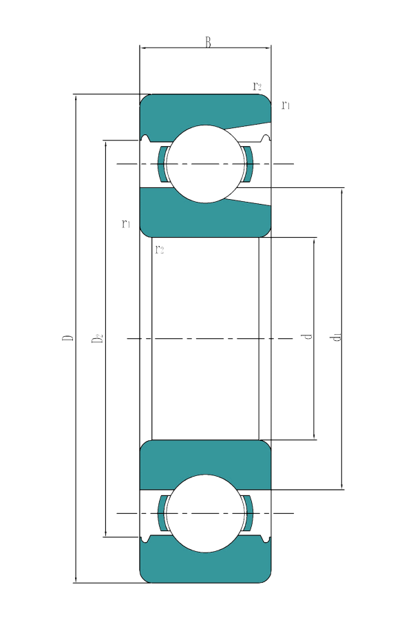 Deep Groove Ball Bearing with Filling Slots