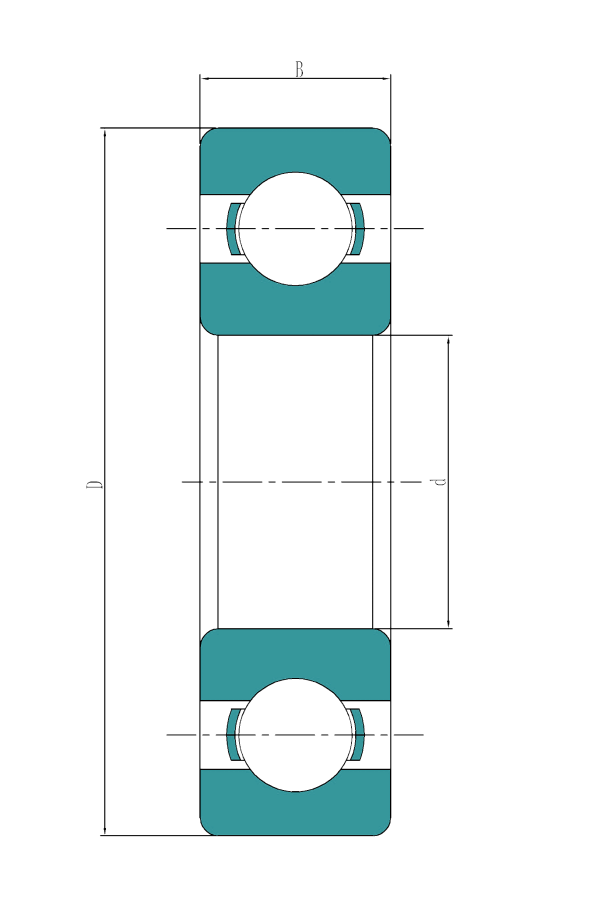Metric Miniature Deep Groove Ball Bearing