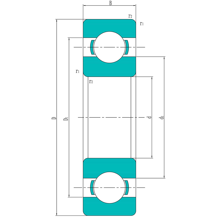 Standard Deep Groove Ball Bearing