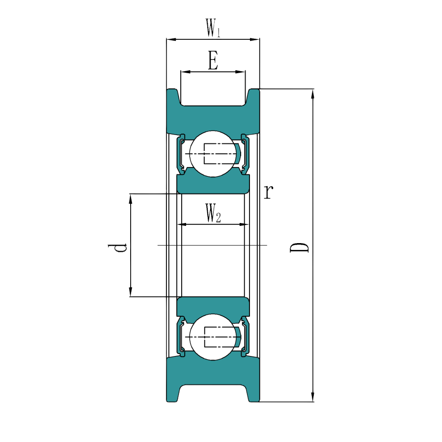 Chain Guide Roller Bearings