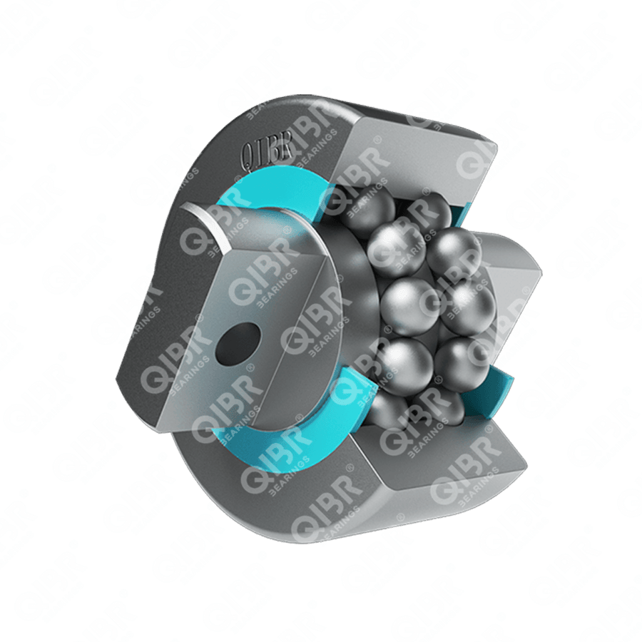 Forklift Side Roller Bearings - Double Row Full Complement Ball Type