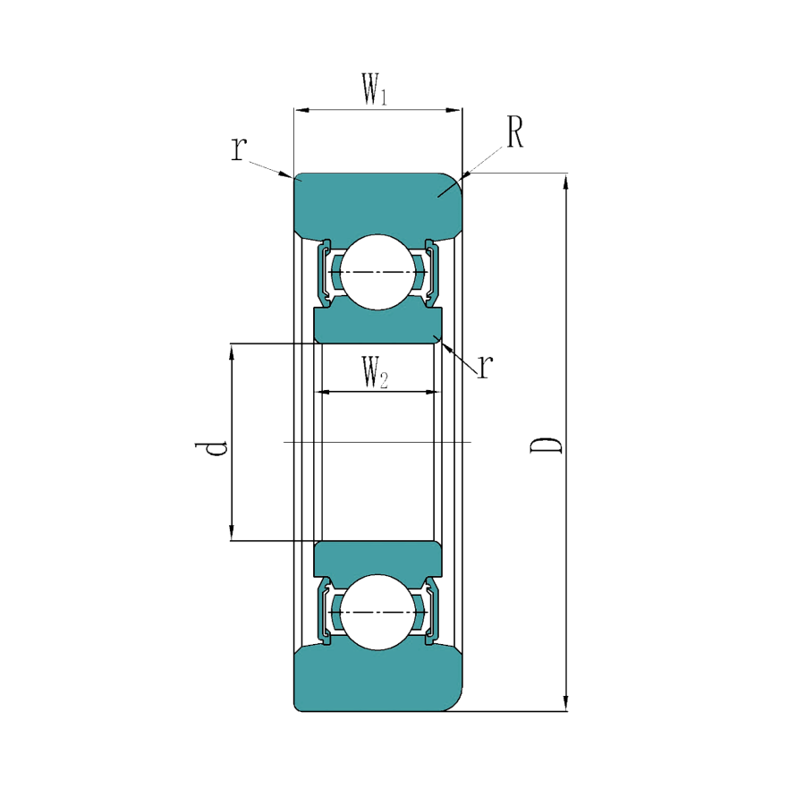 Mast Guide Roller Bearings