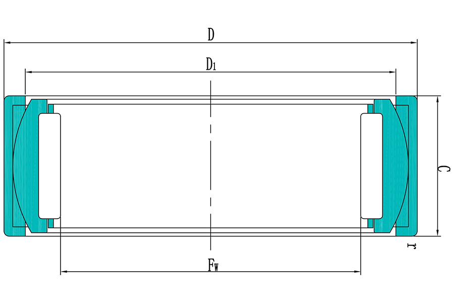 Alignment Needle Roller Bearings, Without An Inner Ring