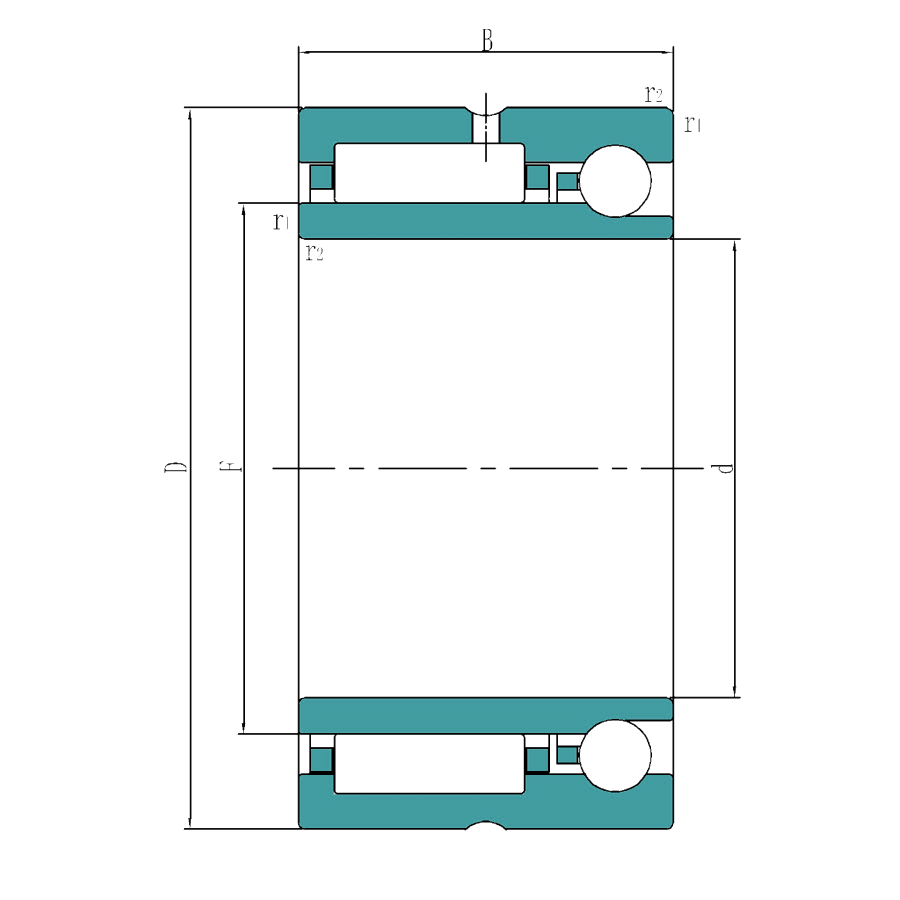 Needle roller / Angular Contact Ball Bearings