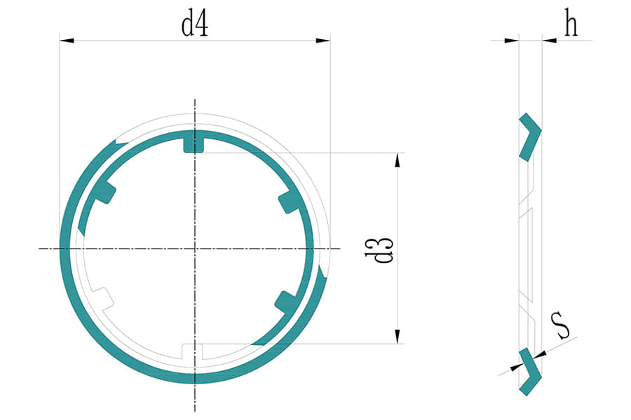 Push-on Fix/Grip Rings