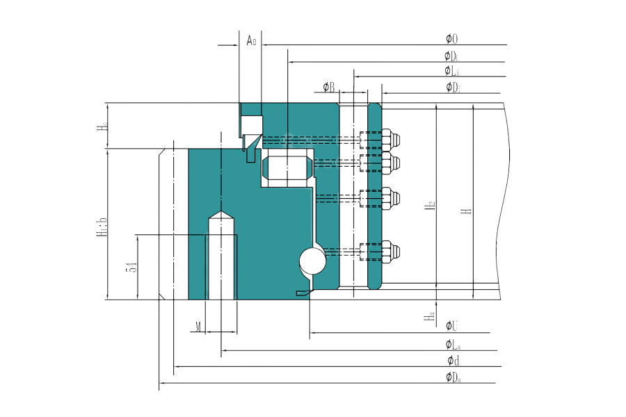 Ball and Roller Combined Slewing Bearing