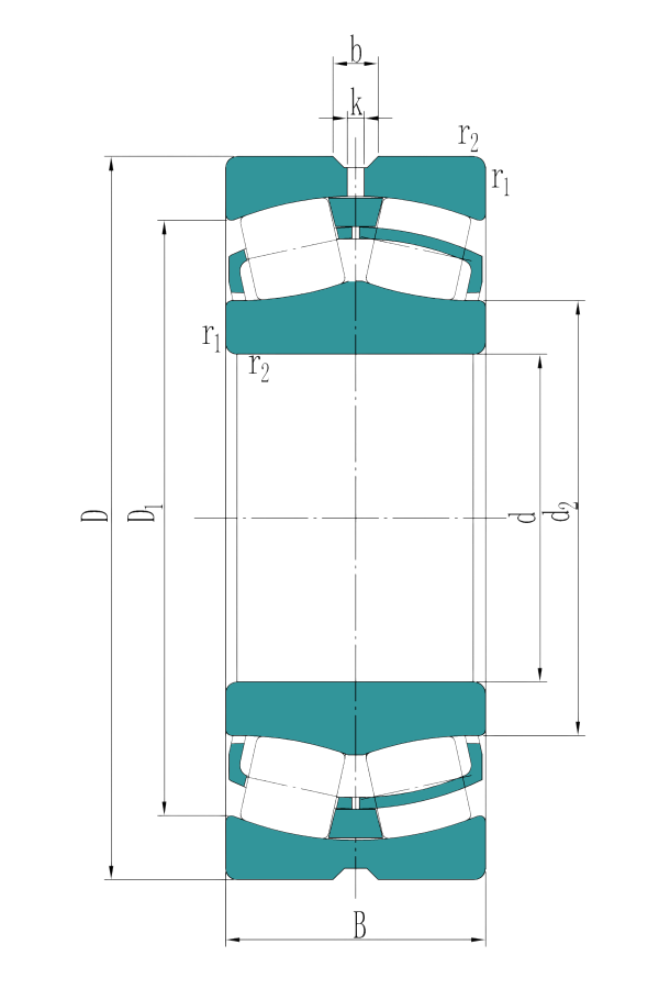 Double Row Spherical Roller Bearing