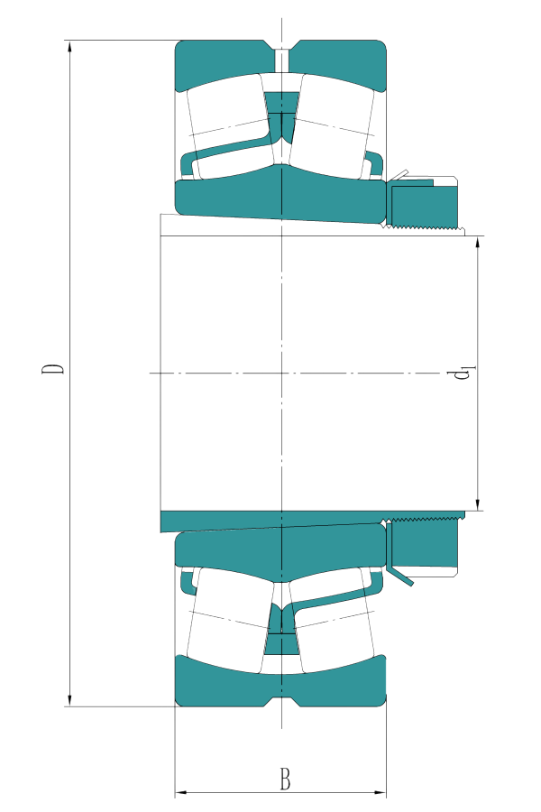 Double row Spherical roller bearing with an adapter sleeve