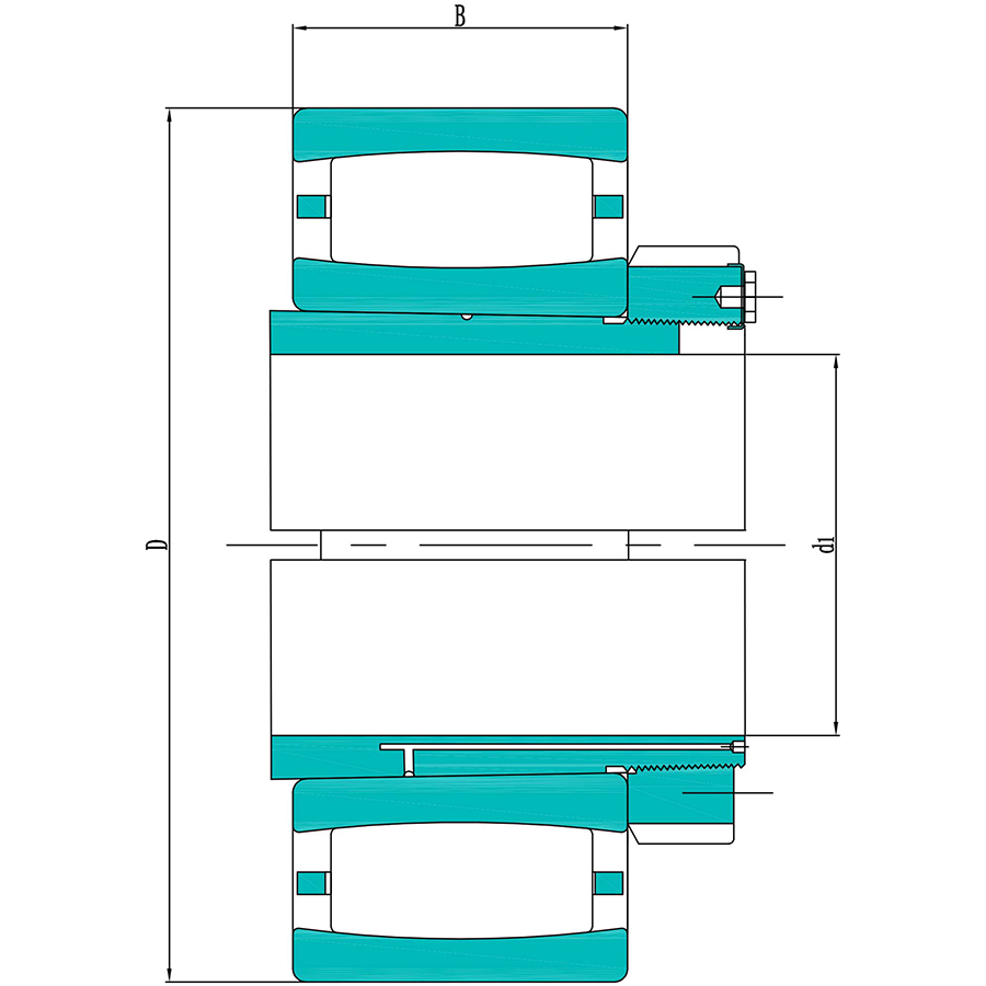 single-row-spherical-roller-bearing-with-an-adapter-sleeve