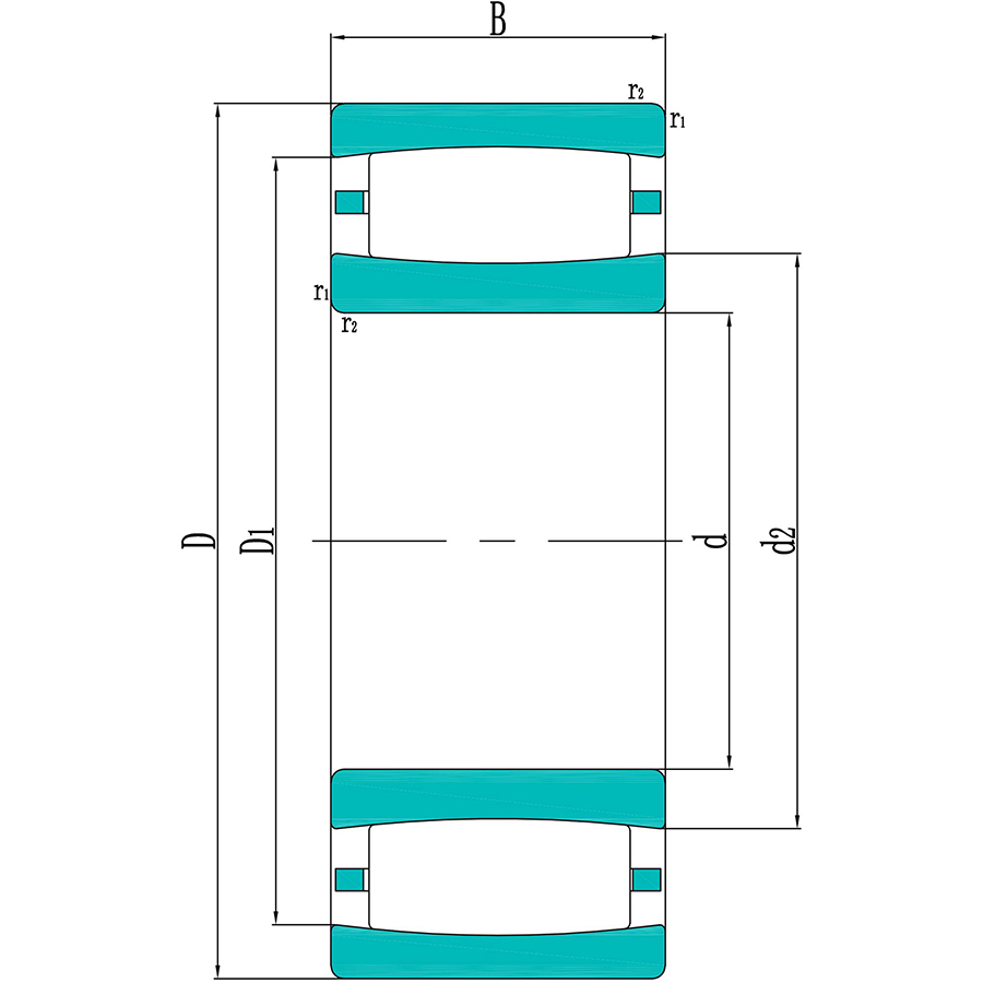 Standard single row Spherical roller bearing