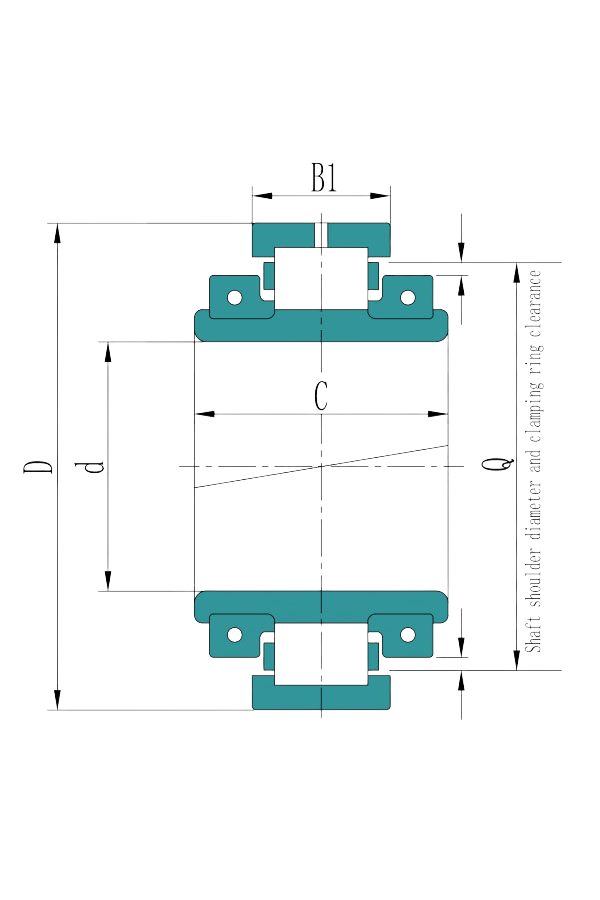 Split Cylindrical Roller Bearings-Metric
