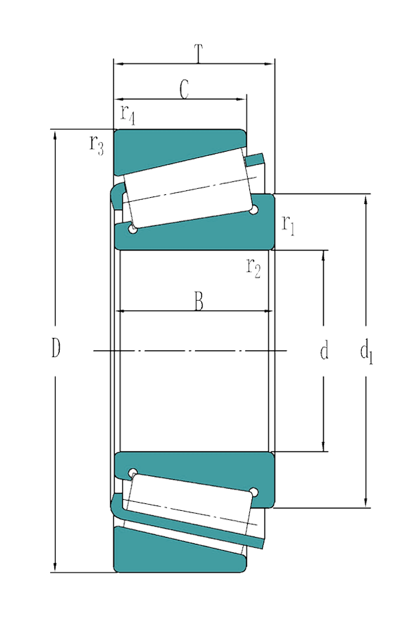 Double row Tapered roller bearings-Type 2S