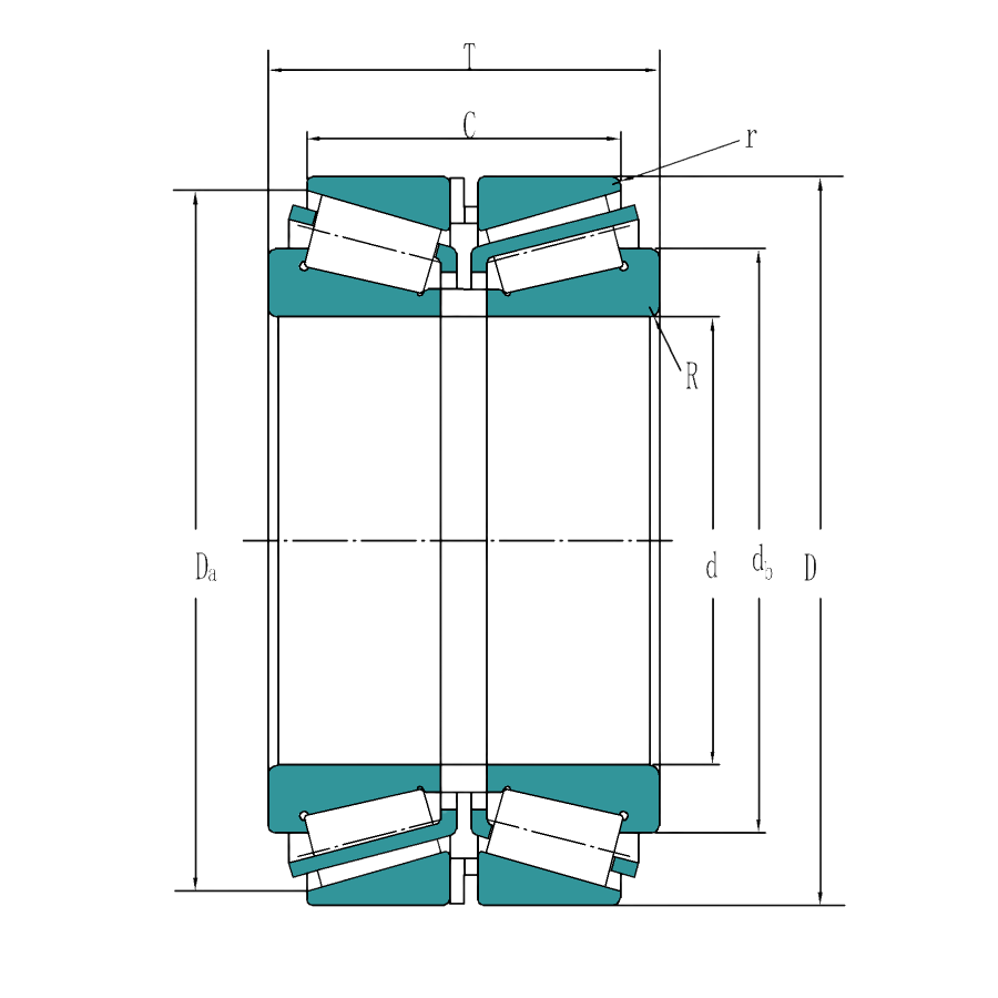 Double row Tapered roller bearings-Type 2TS-IM