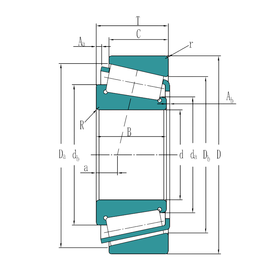 Single row Tapered roller bearings