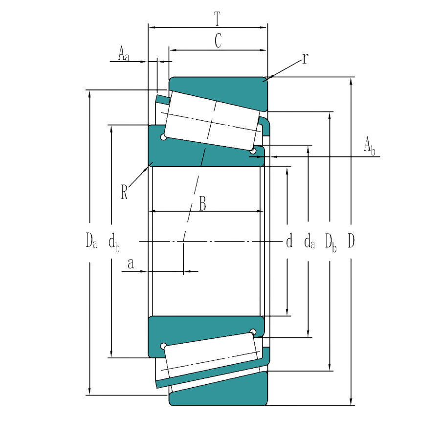 Single row Tapered roller bearings-Type TS 