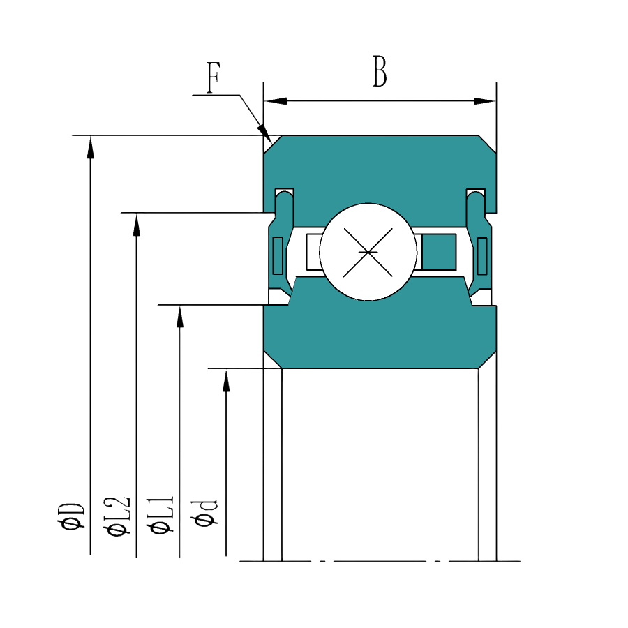 Standard Inch Thin-Section Ball Bearing Serie – Sealed Type X