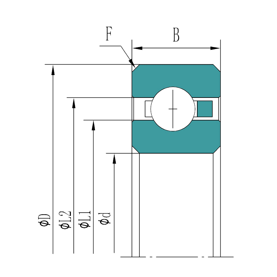 Standard Inch Thin-Section Ball Bearing Series – Open Type C