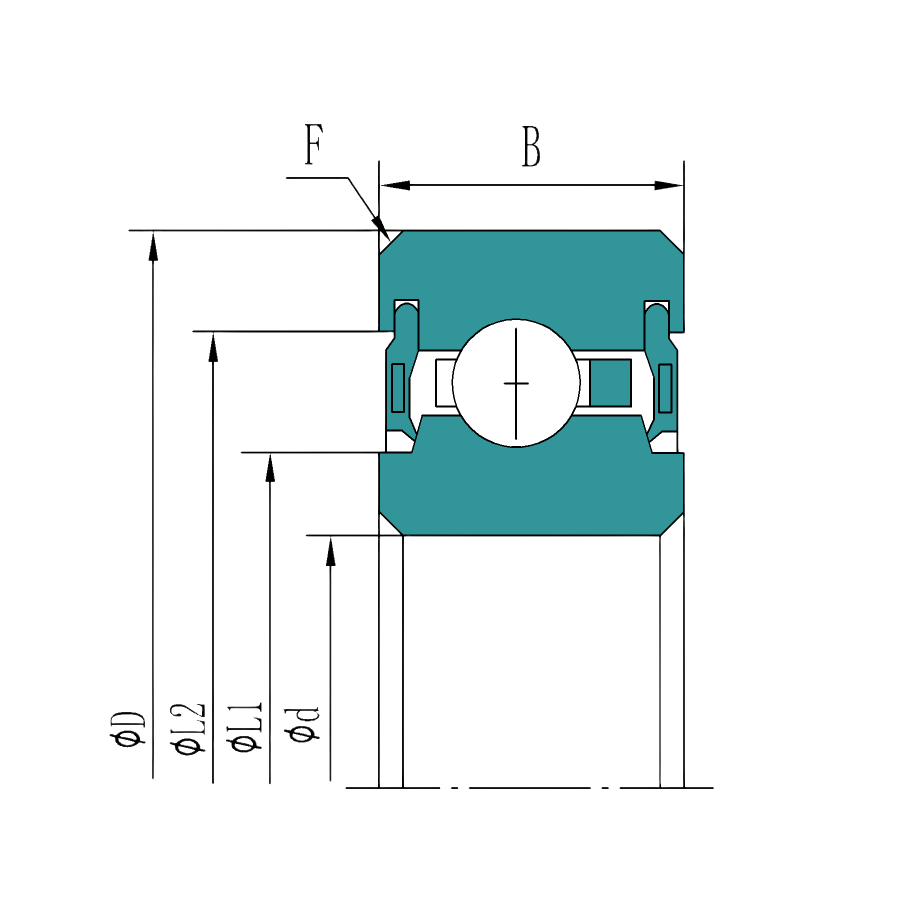 Standard Inch Thin-Section Ball Bearing Series – Sealed Type C