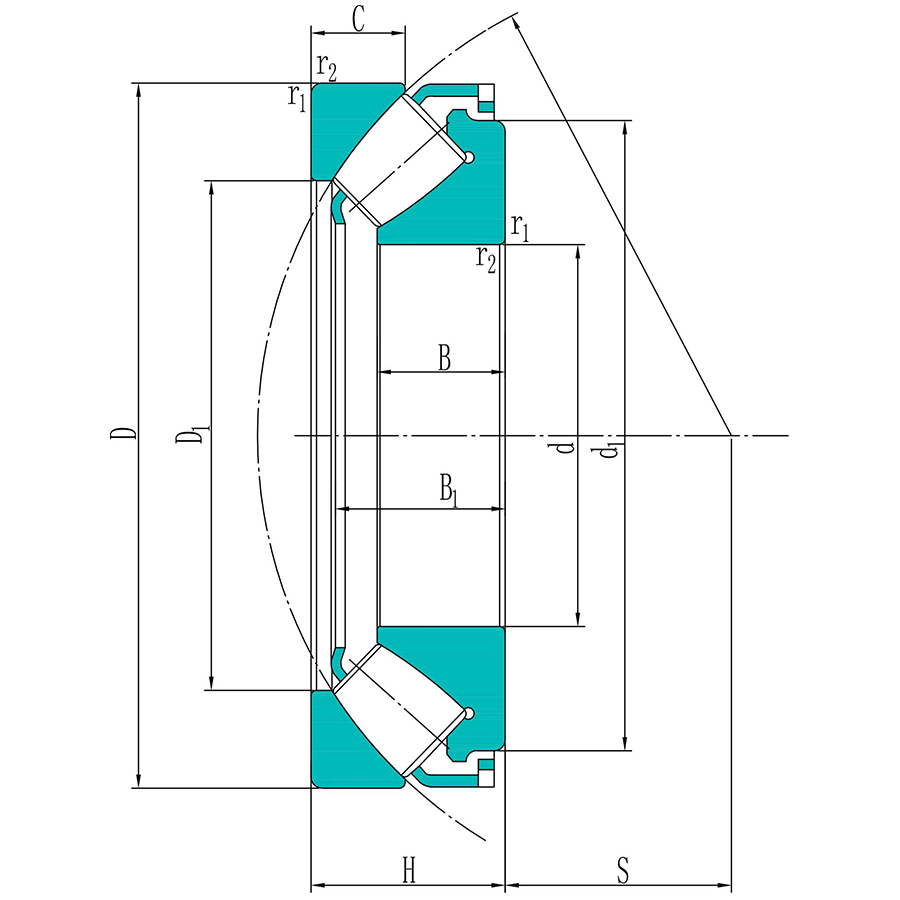 Spherical roller thrust bearings